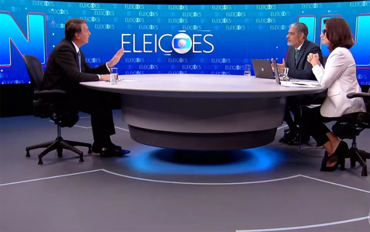 Bolsonaro no 'JN': 65% das menções nas redes sociais são negativas